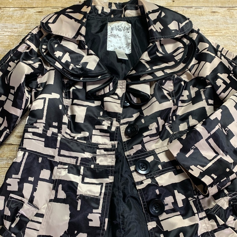 Nick & Mo black and white LS Jacket Sz S - Picture 7 of 9